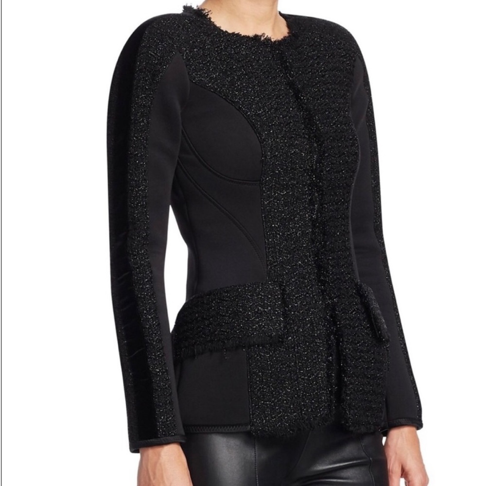 Alexander Wang Tweed Scuba Jacket